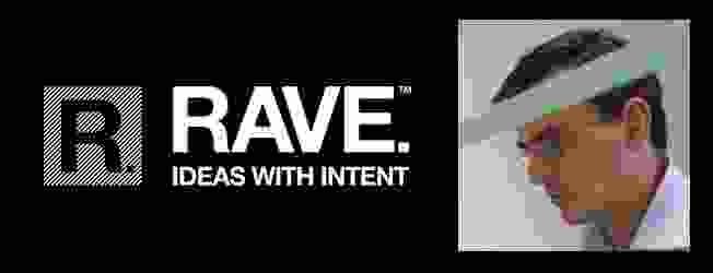 Rave logo with John Wilford