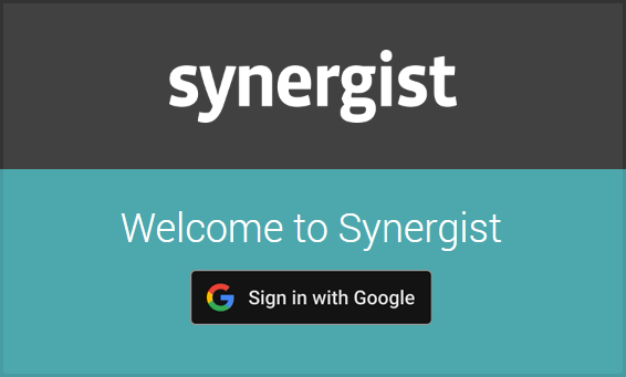 Synergist Google Single Sign-on