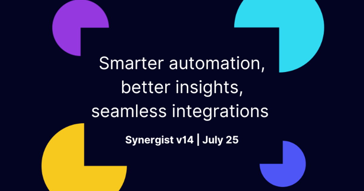 Product update: Synergist v14 | Synergist