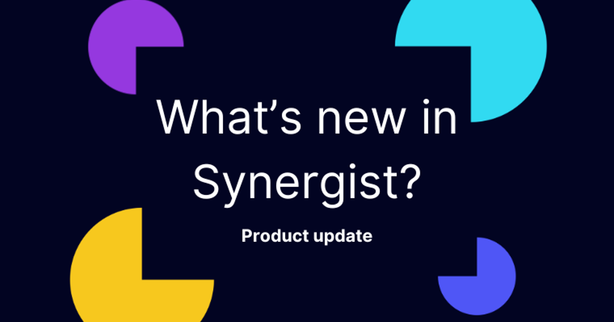 Product update: Synergist v15 | Synergist