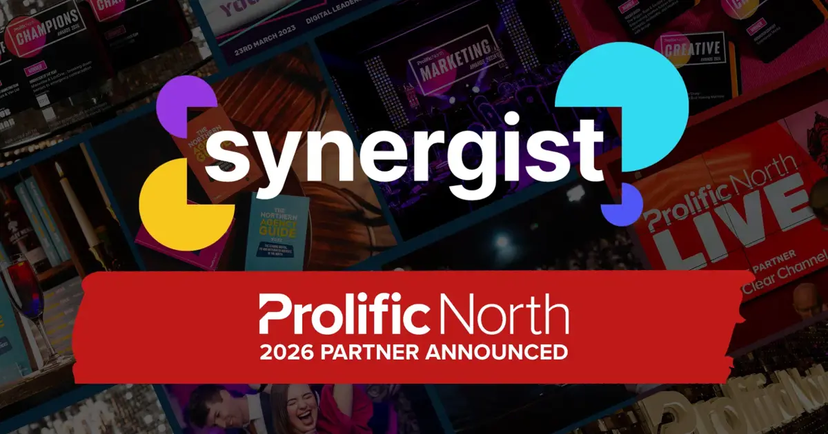 Synergist confirmed as Prolific North partner for 2026 | Synergist
